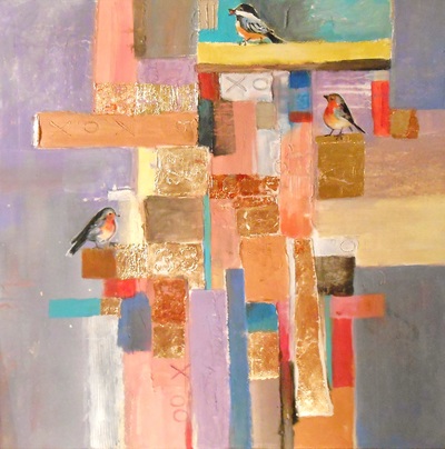 three-little-birds-acrylic-mixed-media-painting-by-e-bradshaw
